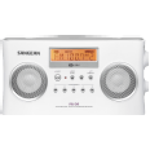 PR-D5 PACKAGE (W) Sztereó AM/FM-RDS szintéreres táskarádió (fehér)