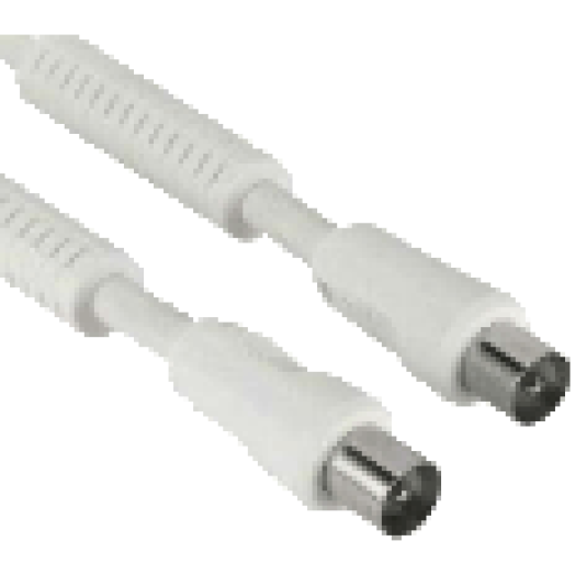 43570 TL ANTENNAKÁBEL90DB, FEHÉR 5M