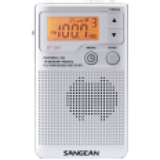 DT-250 AM / FM sztereó digitális szintézeres zsebrádió hangszóróval