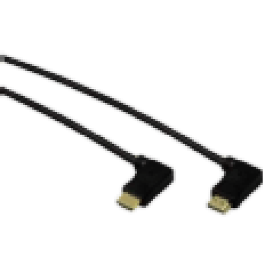 1,5m HDMI kábel 90 fokos véggel