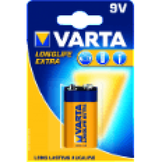 Longlife Extra 9V-os alkáli elem