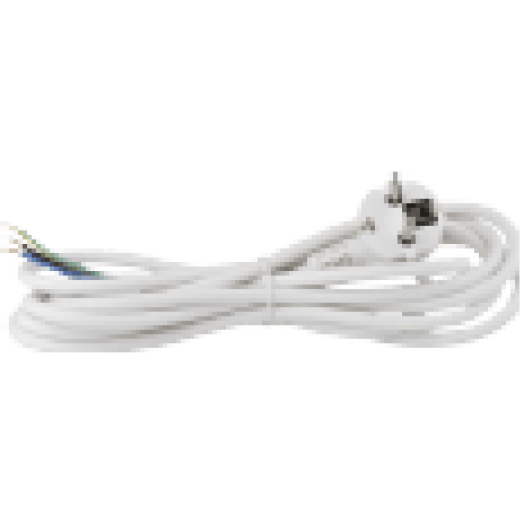 S14373 FLEXO 3X0,75 H05VV-F 3m fehér szerelt kábel
