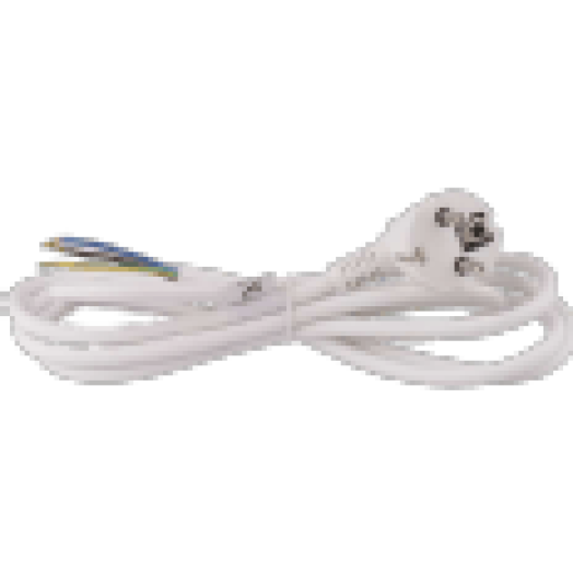 S14312 FLEXO 3X1,0 H05VV-F 2m fehér szerelt kábel