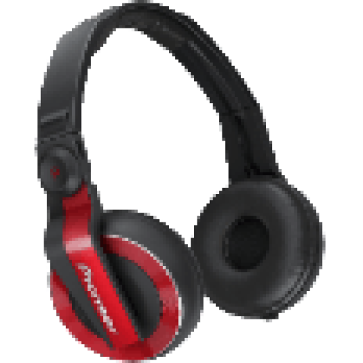 HDJ-500-R DJ fejhallgató, piros