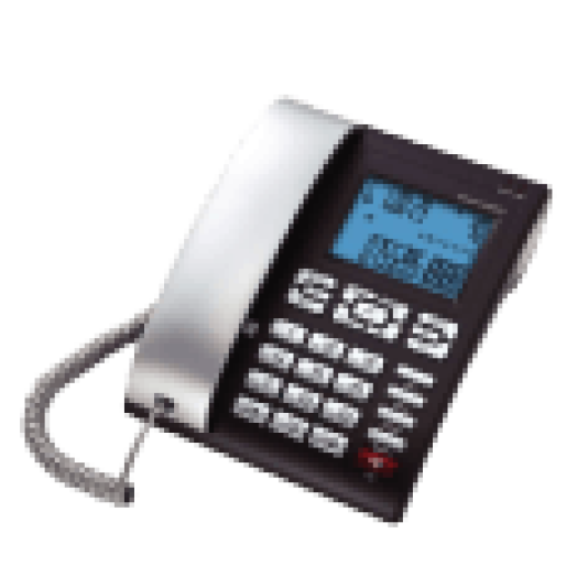 6025CID telefon, fekete/ezüst szín
