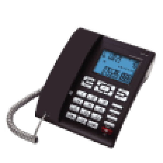 6025CID telefon, padlizsán - fekete szín