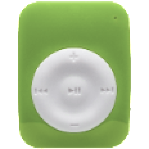 D-230 MSD 4GB MP3 lejátszó, fehér- zöld