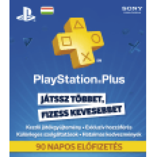 PlayStation Plus 90 napos előfizetés