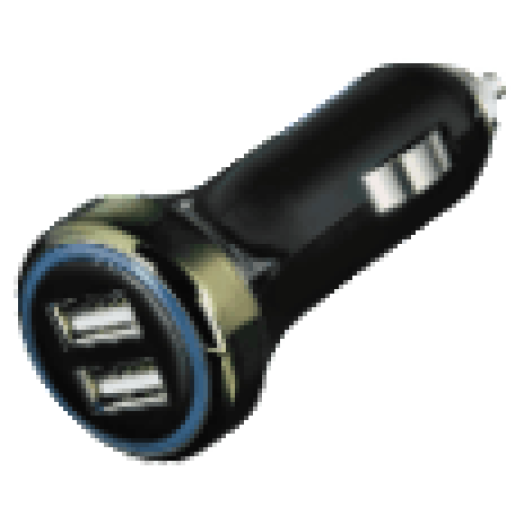 Autós dupla töltő USB 3100mA (14128)