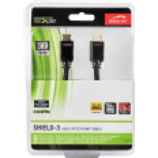 Xbox 360 SHIELD-3 High Speed HDMI kábel, Ethernet, 2m