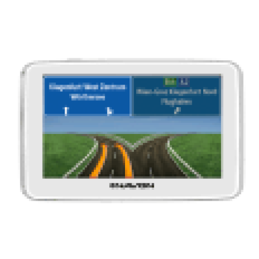 N490 Plus White navigáció + iGO8 Európa térkép élettartam frissítéssel