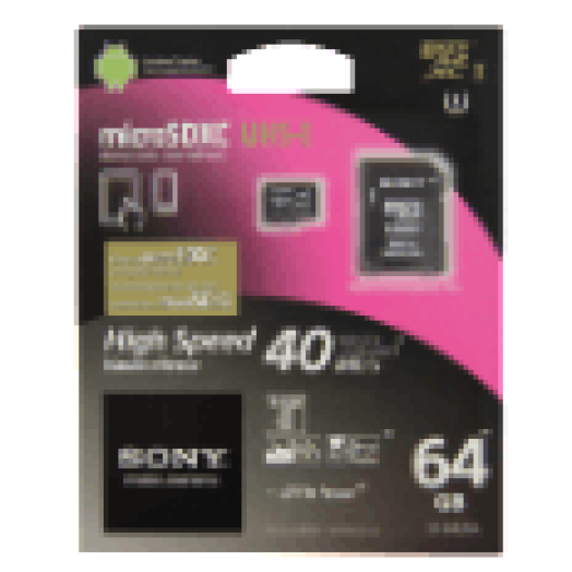 Micro SDXC kártya 64GB Class 10 SR64UYA