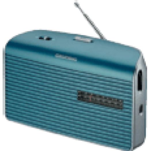 MUSIC 60 táskarádió, türkiz