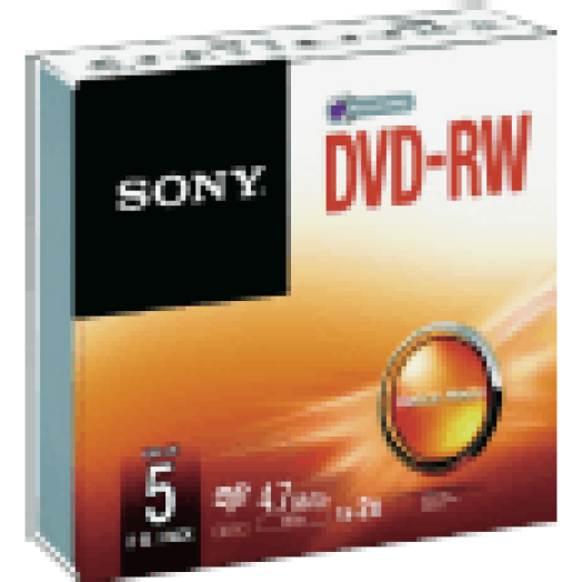 5DMW47SS DVD-RW lemez 4.7 GB 2x, 5 db