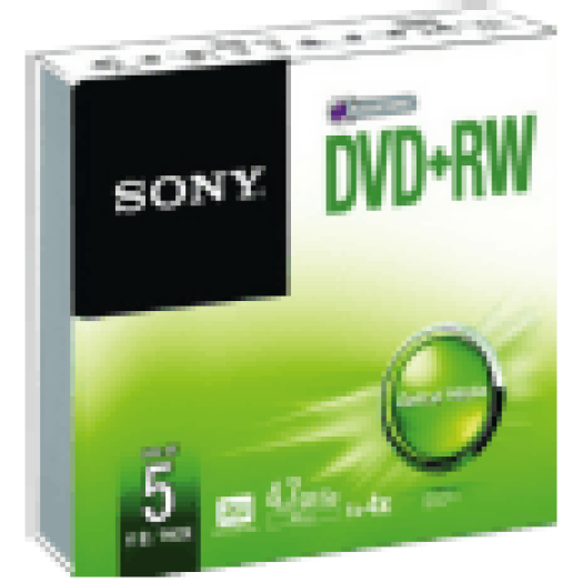5DPW47SS DVD-RW lemez 4.7 GB 4x, 5 db