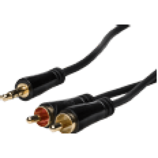 122300 3,5 mm Jack - RCA összekötő kábel 5 m