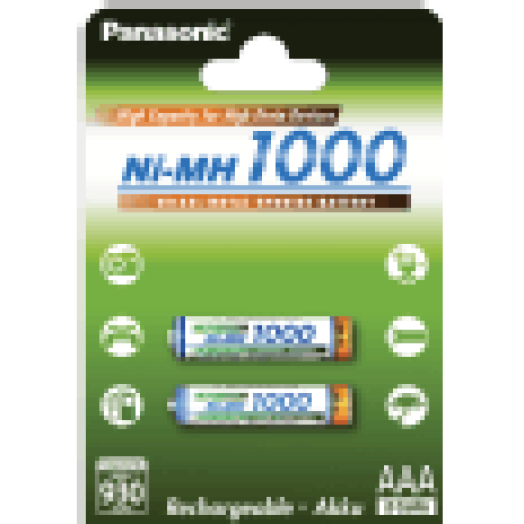 BK-4HGAE/2BE 2db 1000mAh AAA akkumulátor