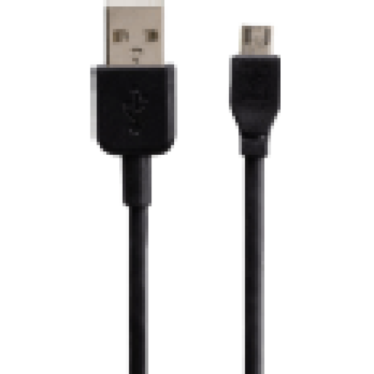 Micro USB fekete adatkábel 1,5m (123562)