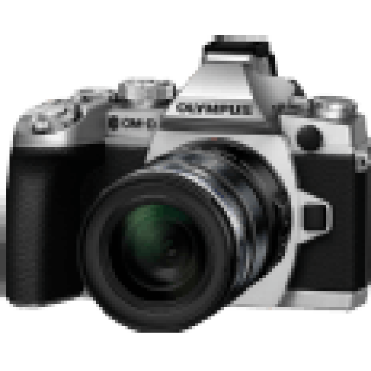 E-M1 ezüst + EZ-M1250 Kit