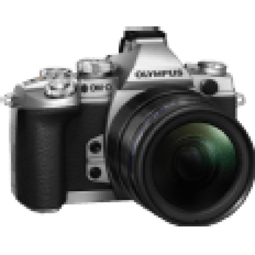 E-M1 ezüst + EZ-M1240 Kit