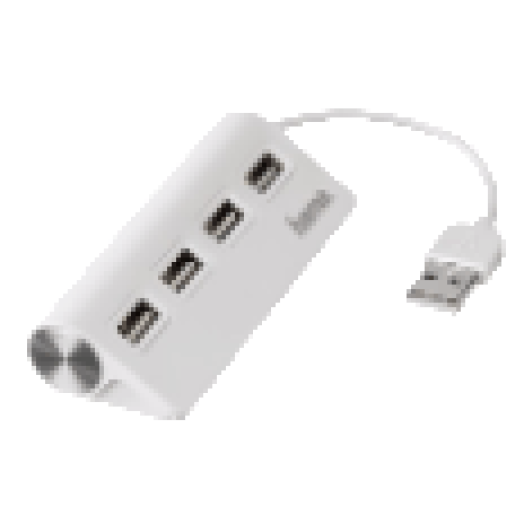 fehér 4 portos USB 2.0 HUB (12178)