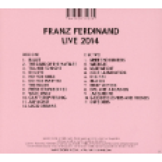 Live 2014 CD