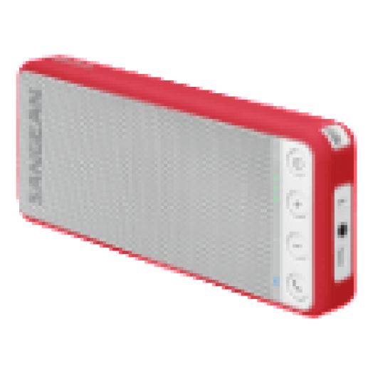 BLUETAB BTS-101 R hordozható sztereó Bluetooth hangszóró (piros)