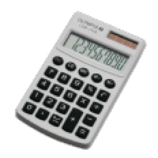LCD 1110 fehér kalkulátor