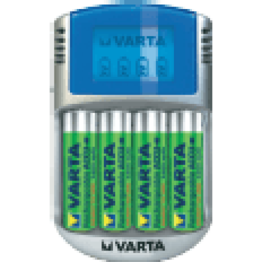 LCD elemtöltő (4x2400 mAh)