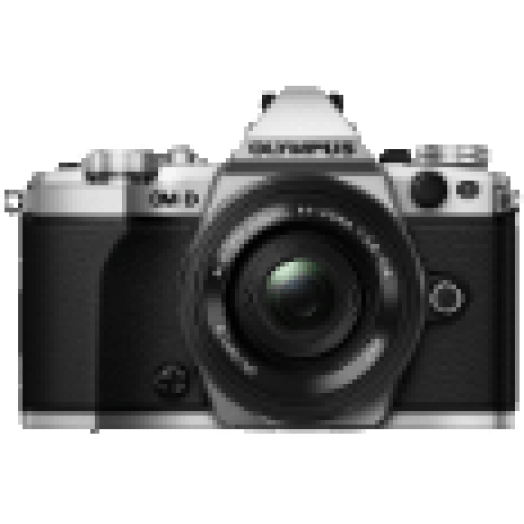 E-M5II ezüst + Pancake EZ-M1442 fekete Kit