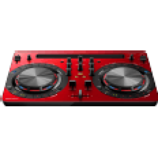 DDJ-WEGO3-R DJ controller, piros