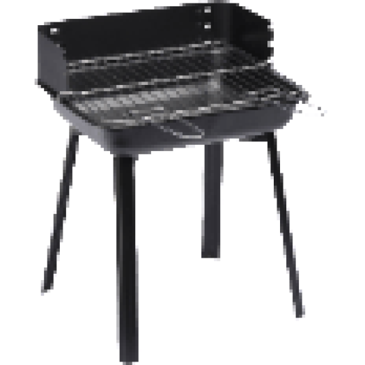 11527 PORTAGO faszenes grill, fekete