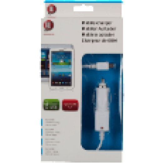 Töltő micro USB szivargyújtó csatlakozóval 12/24 V