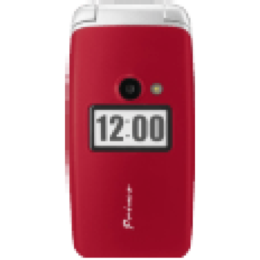 Primo 413 piros kártyafüggetlen mobiltelefon