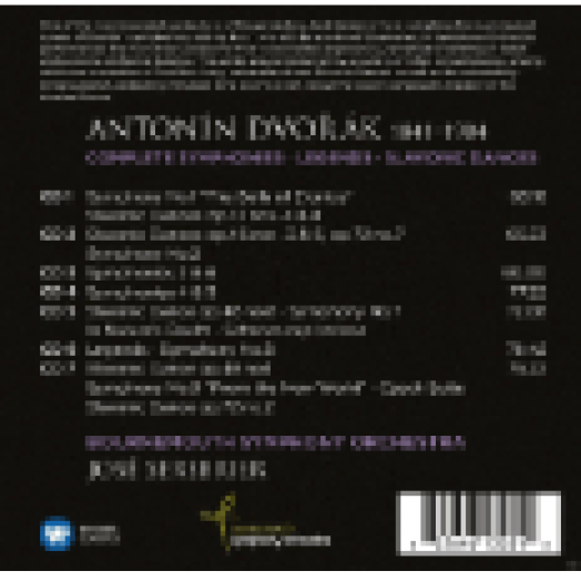 Complete Symphonies - Legends - Slavonic Dances CD