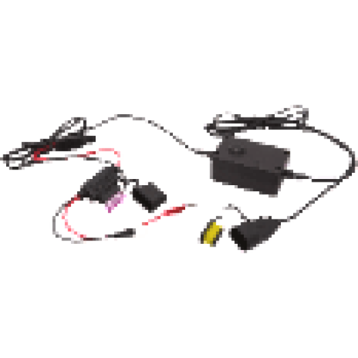 20340 USB töltő motorkerékpárokhoz, fekete