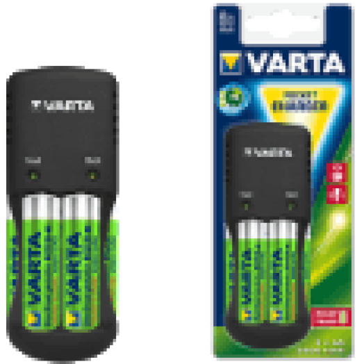 Pocket akkutöltő 4x2600mAh akkumulátorral