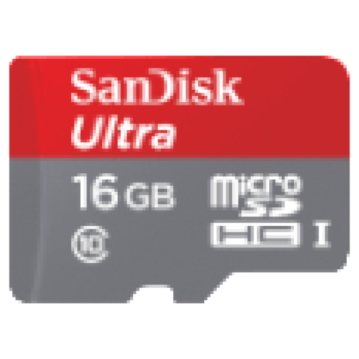microSDHC 16GB Ultra Class10 UHS-I, 80MB/s + Adapter + Android app. (139726)