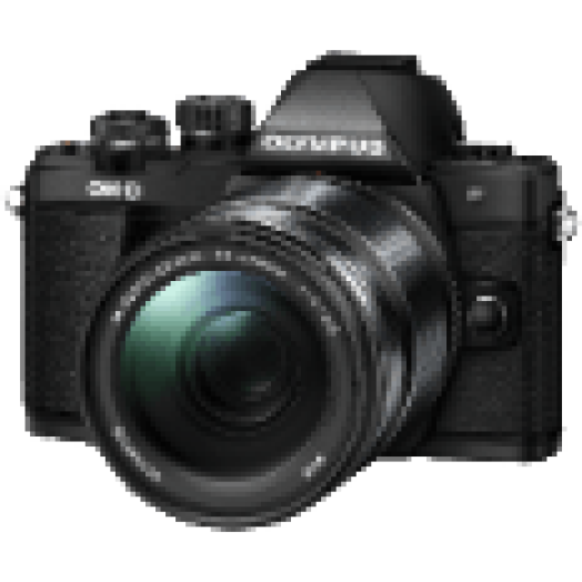 E-M10 Mark II fekete + EZ-M1415 fekete Kit