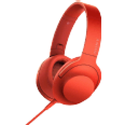 MDR100AAPR High Resolution Audio fejhallgató, piros