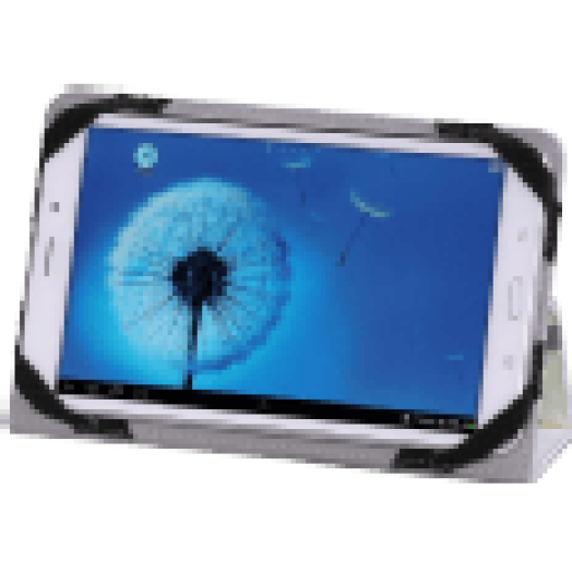 Stripe fehér-kék univerzális tablet tok 7-8"