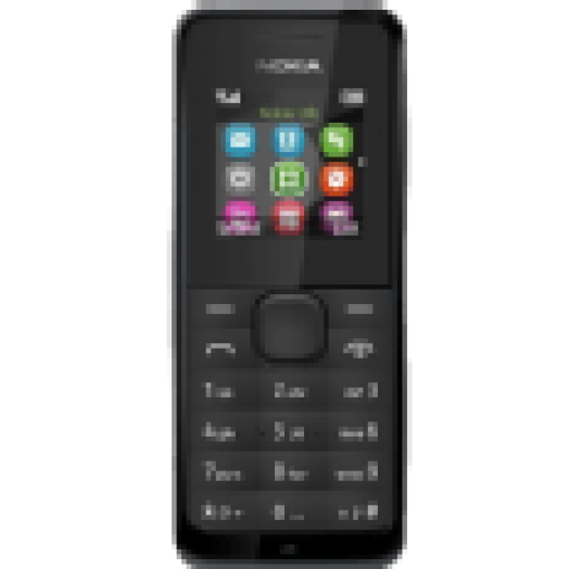 105 DS fekete kártyafüggetlen mobiltelefon