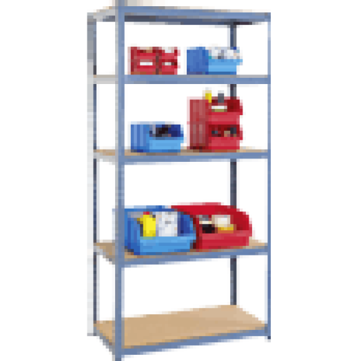 Biloxxi nagy teherbírású fémpolc 180x90x45, 265 kg/polc