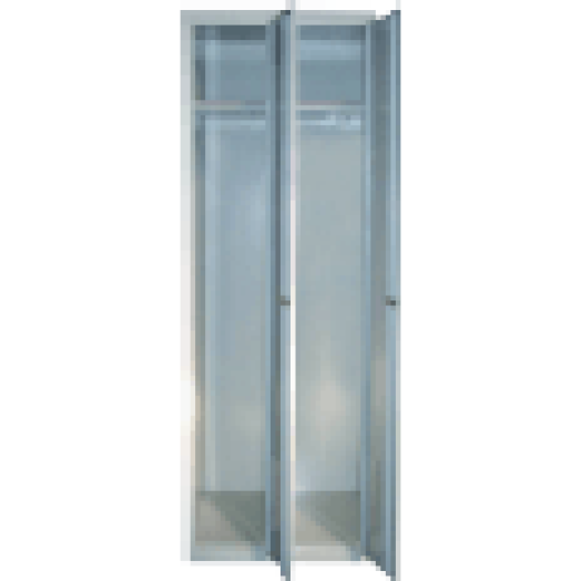 Öltözőszekrény 2 ajtós, 50x60x180, 43 kg