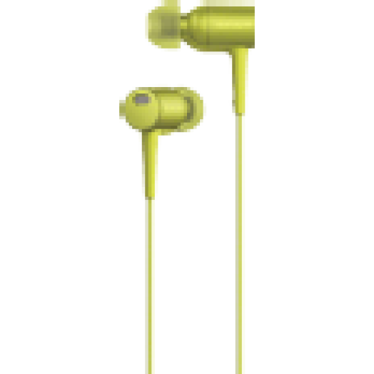 MDREX750NA h.ear in NC High Resolution Audio zajszűrő fülhallgató, sárga
