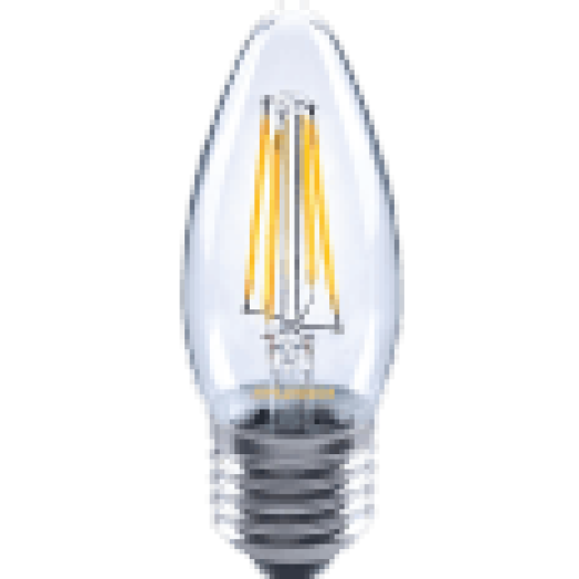 TOLEDO Retro LED gyertya 4W E27 420LM átlátszó