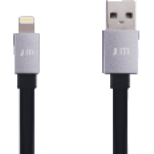 Alucabel USB Lightning szürke lapos adatkábel 1.2m (DC268GY)