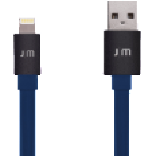 Alucabel USB Lightning kék lapos adatkábel 1.2m (DC268BL)