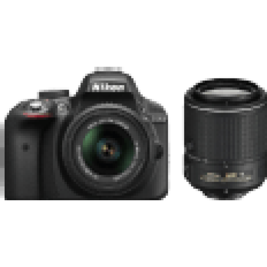 D3300 + AF-P 18-55 VR + 55-200 VR II Kit