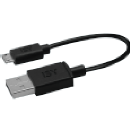 IUC1002 USB-MICROUSB KÁBEL, FEKETE
